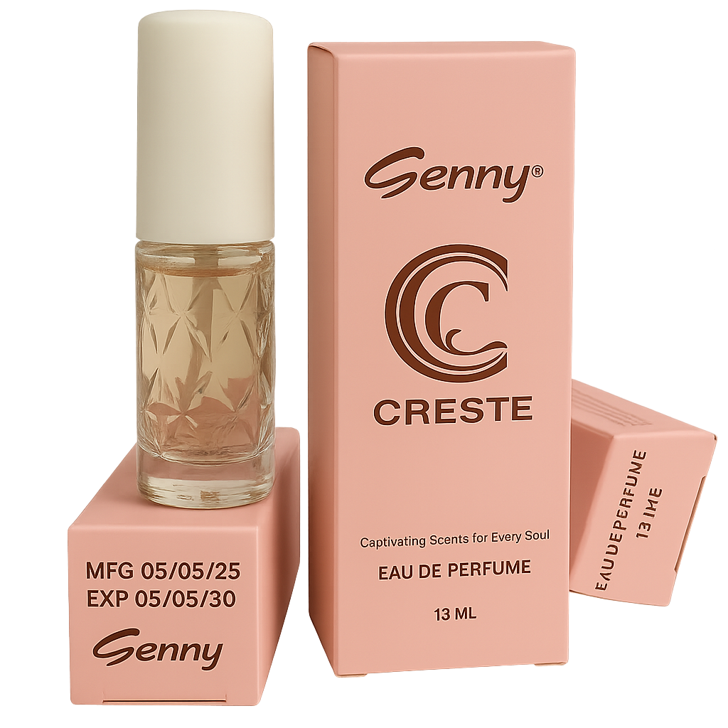 Genny® Creste Eau De Parfum 13ML – Long-Lasting Luxury Perfume for Women | Captivating Floral & Musk Fragrance