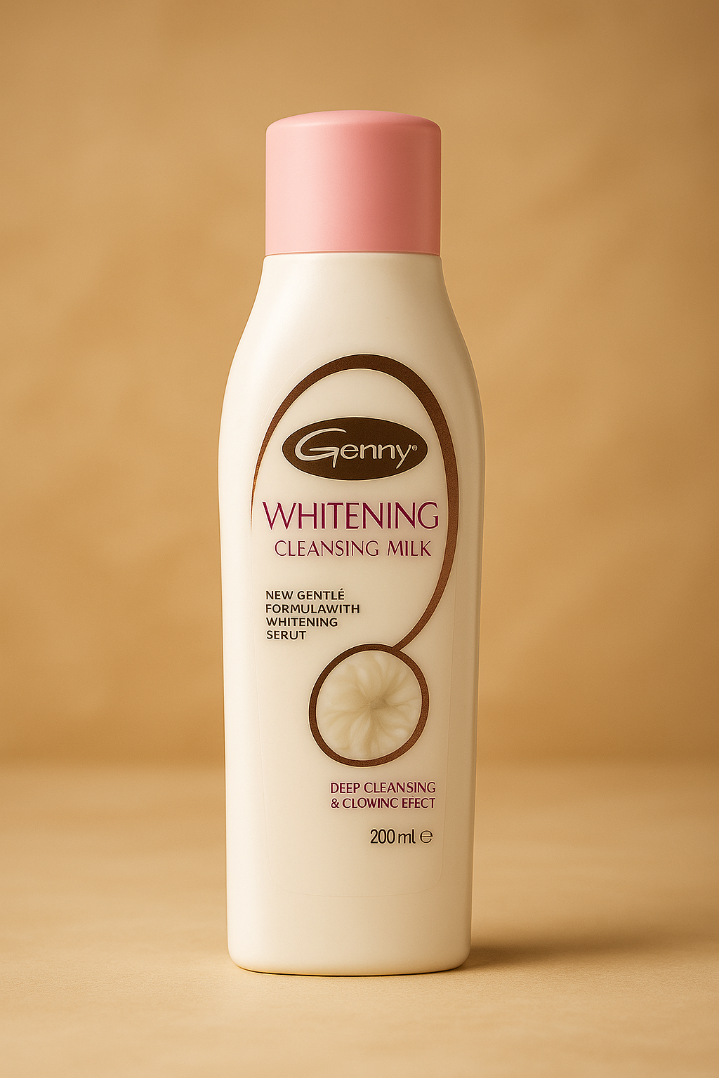 Genny Whitening Cleansing Milk โ Gentle Skin Brightening Formula with Whitening Serum (100ml & 200ml)